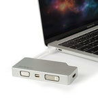 StarTech.com CDPVGDVHDMDP USB graphics adapter 3840 x 2160 pixels Silver