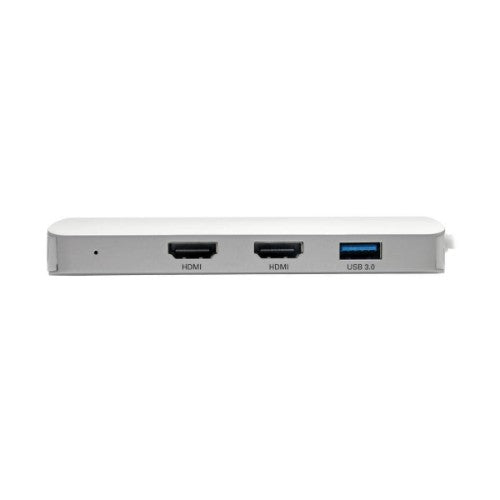 Tripp Lite U442-DOCK12-S laptop dock/port replicator USB 3.2 Gen 2 (3.1 Gen 2) Type-C Silver
