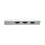 Tripp Lite U442-DOCK12-S laptop dock/port replicator USB 3.2 Gen 2 (3.1 Gen 2) Type-C Silver