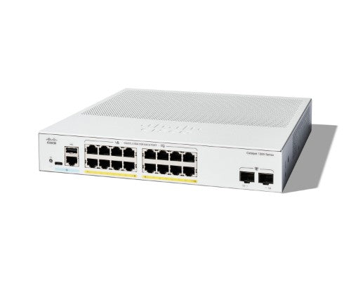 Cisco C1300-16P-2G network switch Managed L2/L3 Gigabit Ethernet (10/100/1000) White