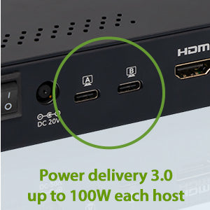 iogear GUD3CDHTAA notebook dock/port replicator Wired Thunderbolt 4 Black