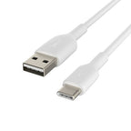 Belkin CAB001BT2MWH USB cable 78.7" (2 m) USB A USB C White