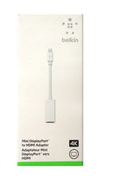 Belkin F2CD078DSAPL video cable adapter Mini DisplayPort HDMI Type A (Standard) White