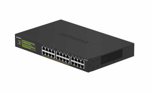 NETGEAR GS324P Unmanaged Gigabit Ethernet (10/100/1000) Power over Ethernet (PoE) 1U Black