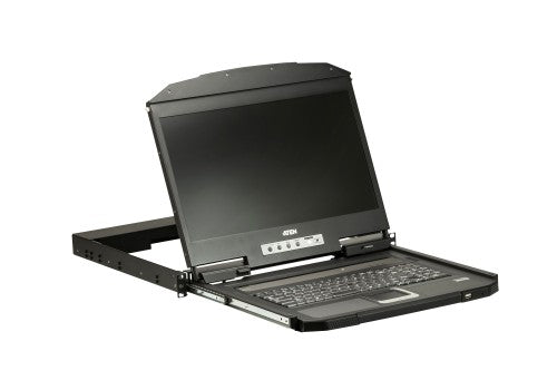 ATEN CL3100NX rack console 18.5" 1366 x 768 pixels Metal, Plastic Black 1U