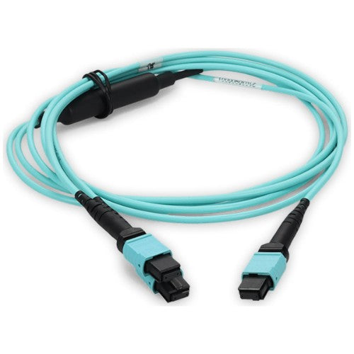 AddOn Networks ADD16FMPO4M6M5OM4P fiber optic cable 236.2" (6 m) MPO-16 4x MPO LOMM OM4 Aqua color