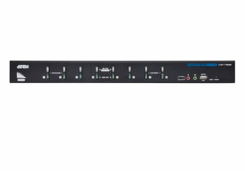 ATEN CS1788 KVM switch Rack mounting Black