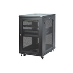 StarTech.com RK1833BKM rack cabinet 18U Freestanding rack Black