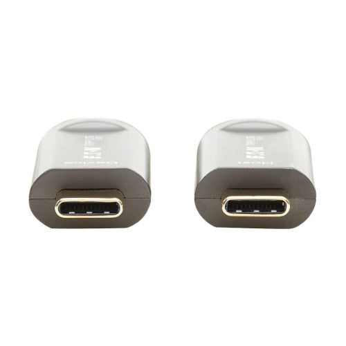 Tripp Lite U420F-15M-D321 USB cable USB 3.2 Gen 2 (3.1 Gen 2) 590.6" (15 m) USB C Gray, Black