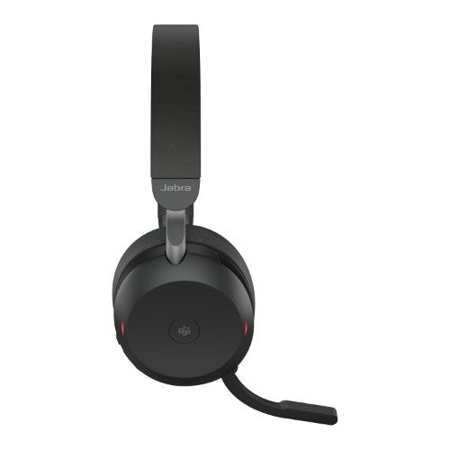 Jabra Evolve2 75 Headset Wireless Head-band Office/Call center Bluetooth Charging stand Black