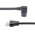 StarTech.com PXT515C158RA power cable Black 94.5" (2.4 m) NEMA 5-15P C15 coupler