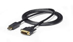 StarTech.com DP2DVI2MM6 video cable adapter 70.9" (1.8 m) DisplayPort DVI-D Black