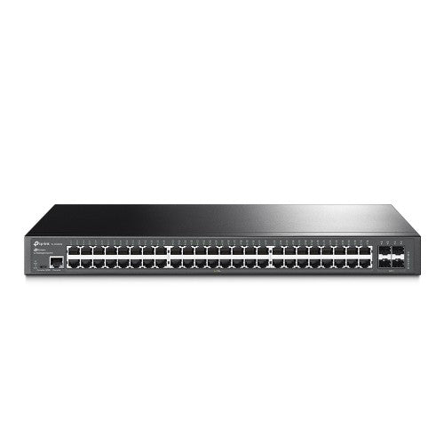 TP-Link JetStream TL-SG3452 network switch Managed L2 Gigabit Ethernet (10/100/1000) 1U Black
