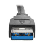 Tripp Lite U324-001-KPA-BK USB cable USB 3.2 Gen 1 (3.1 Gen 1) 11.8" (0.3 m) USB A Black