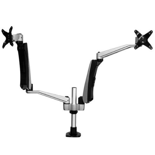 StarTech.com ARMDUAL30 monitor mount / stand 30" Desk Black, Silver