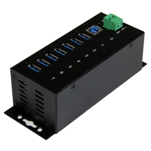 StarTech.com ST7300USBME interface hub USB 3.2 Gen 1 (3.1 Gen 1) Type-B 5000 Mbit/s Black