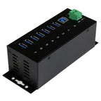 StarTech.com ST7300USBME interface hub USB 3.2 Gen 1 (3.1 Gen 1) Type-B 5000 Mbit/s Black