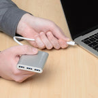 Tripp Lite U460-004-4A interface hub USB 3.2 Gen 1 (3.1 Gen 1) Type-C 5000 Mbit/s Silver