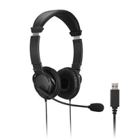 Kensington K33065WW headphones/headset Wired Head-band Office/Call center USB Type-A Black