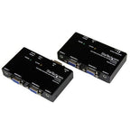 StarTech.com VGA and Audio over Cat5 Extender AV transmitter & receiver Black