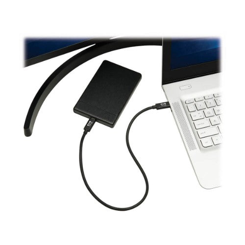 Tripp Lite MTB3-00M5-5A-B Thunderbolt cable 19.7" (0.5 m) 40 Gbit/s Black