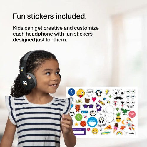 Belkin SoundForm Mini Headphones Wired & Wireless Head-band USB Type-C Bluetooth Black