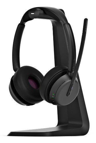 EPOS IMPACT 1000 MS UC ANC WL USB-C+A Stand Headset Wireless Head-band Office/Call center USB Type-C Bluetooth Charging stand Black