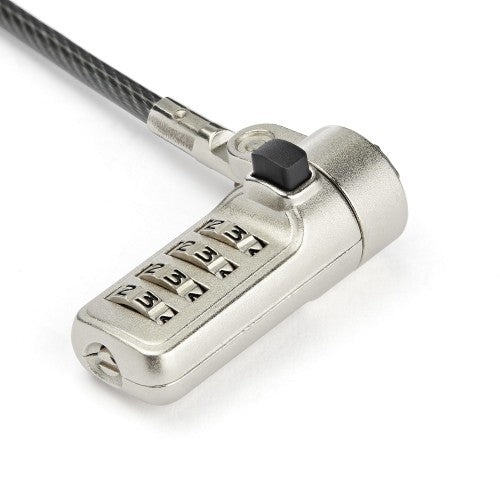 StarTech.com LTLOCKNBL cable lock Black, Silver 80.4" (2.04 m)