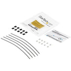 StarTech.com CONNLOCKPK5 cable organizer Floor Cable tether Silver 5 pc(s)