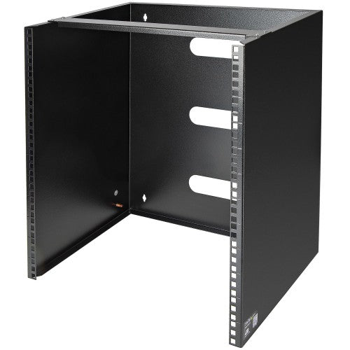 StarTech.com WALLMNT12 rack cabinet 12U Wall mounted rack Black