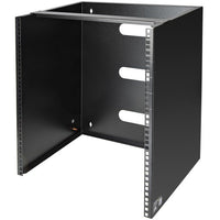 StarTech.com WALLMNT12 rack cabinet 12U Wall mounted rack Black