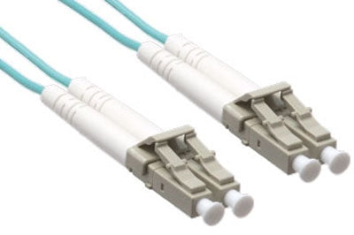 Axiom LCLC10GA-5M-AX InfiniBand/fibre optic cable 196.9" (5 m) LC OFNR Aqua color