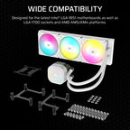 Corsair Nautilus 240 RS ARGB Liquid Processor All-in-one liquid cooler White 1 pc(s)