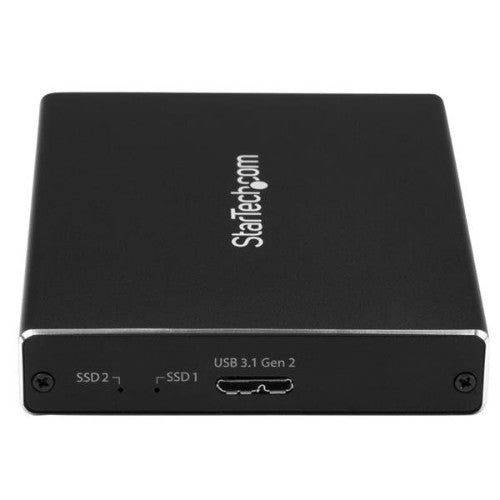 StarTech.com SM22BU31C3R storage drive enclosure SSD enclosure Black M.2