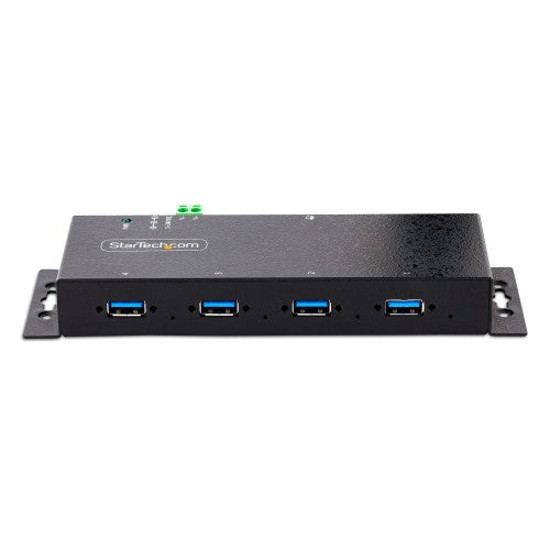 StarTech.com 5G4AINDNP-USB-A-HUB interface hub USB 3.2 Gen 1 (3.1 Gen 1) Type-B 5000 Mbit/s Black