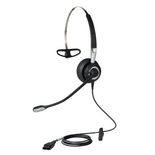 Jabra BIZ 2400 II Headset Wired Neck-band, Ear-hook, Head-band Office/Call center Black, Silver