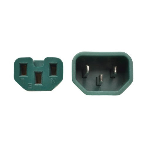 Tripp Lite P018-006-AGN power cable Green 70.9" (1.8 m) C14 coupler C15 coupler