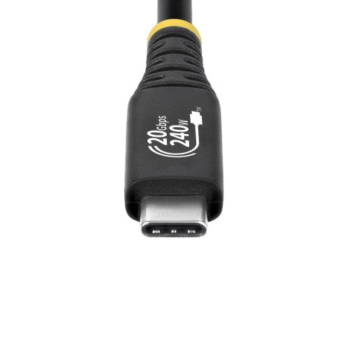StarTech.com CC2M20GUSB4TP USB cable USB4 Gen 2x2 78.7" (2 m) USB C Black
