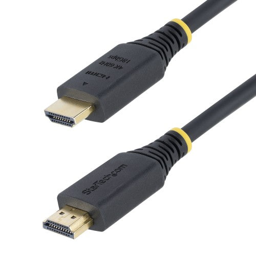 StarTech.com HDMI2-CABLE-4K60-15F HDMI cable 177.2" (4.5 m) HDMI Type A (Standard) Black