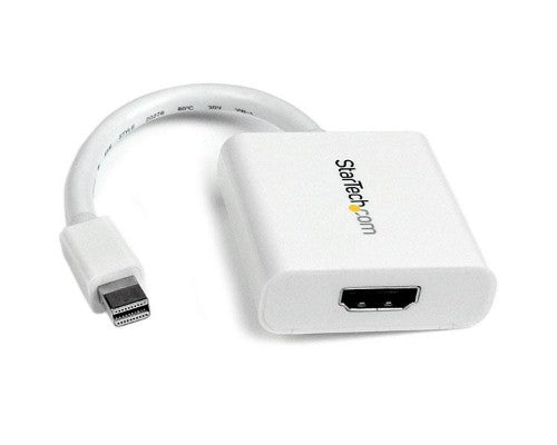 StarTech.com MDP2HDW video cable adapter 4.72" (0.12 m) Mini-DisplayPort HDMI White