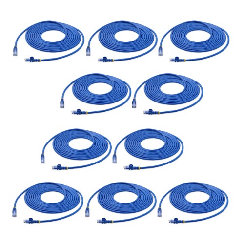 StarTech.com N6PATCH15BL10PK networking cable Blue 181.1" (4.6 m) Cat6 U/UTP (UTP)