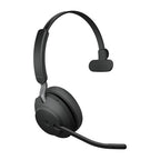 Jabra Evolve2 65 Headset Wireless Head-band Office/Call center USB Type-C Bluetooth Black