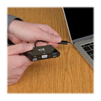 Tripp Lite U444-06N-VUB-C laptop dock/port replicator Wired USB 3.2 Gen 1 (3.1 Gen 1) Type-C Black