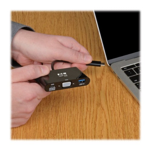 Tripp Lite U444-06N-VUB-C laptop dock/port replicator Wired USB 3.2 Gen 1 (3.1 Gen 1) Type-C Black