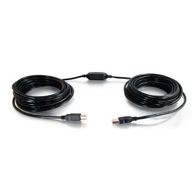 C2G 38998 USB cable 472.4" (12 m) USB 2.0 USB A USB B Black