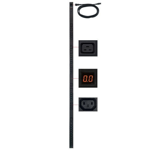CyberPower PDU20MVHVIEC38F power distribution unit (PDU) 38 AC outlet(s) 0U Black