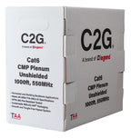 C2G C2G56041 networking cable Blue 12000" (304.8 m) Cat6 U/UTP (UTP)