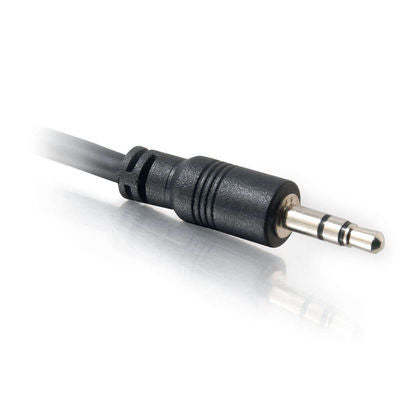 C2G 15ft CMG-Rated 3.5mm Stereo With Low Profile Connectors audio cable 179.9" (4.57 m) Black