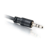 C2G 15ft CMG-Rated 3.5mm Stereo With Low Profile Connectors audio cable 179.9" (4.57 m) Black