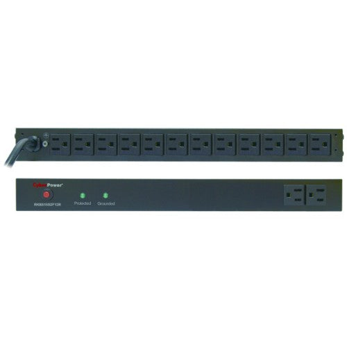 CyberPower RKBS15S2F12R surge protector Black 14 AC outlet(s) 120 V 179.9" (4.57 m)